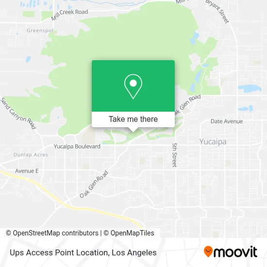 Ups Access Point Location map