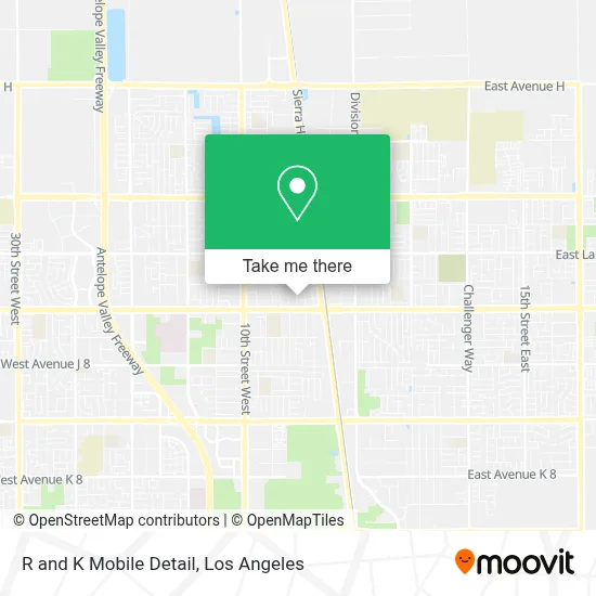 R and K Mobile Detail map