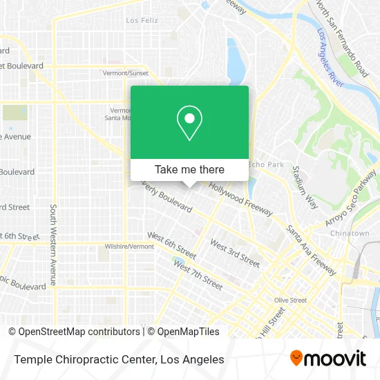 Temple Chiropractic Center map