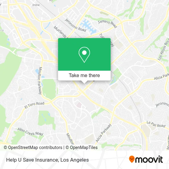 Help U Save Insurance map