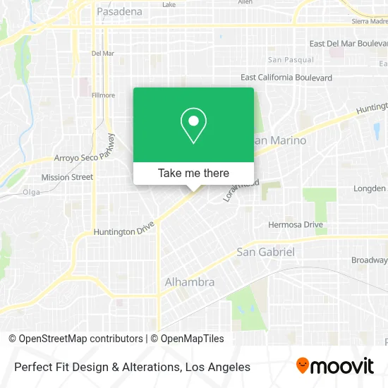 Perfect Fit Design & Alterations map