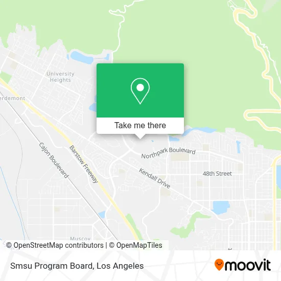 Smsu Program Board map
