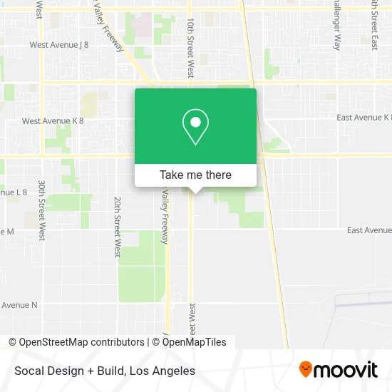 Socal Design + Build map