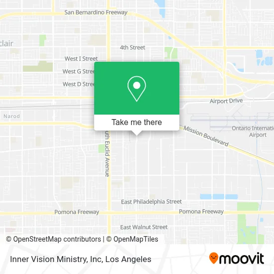 Inner Vision Ministry, Inc map