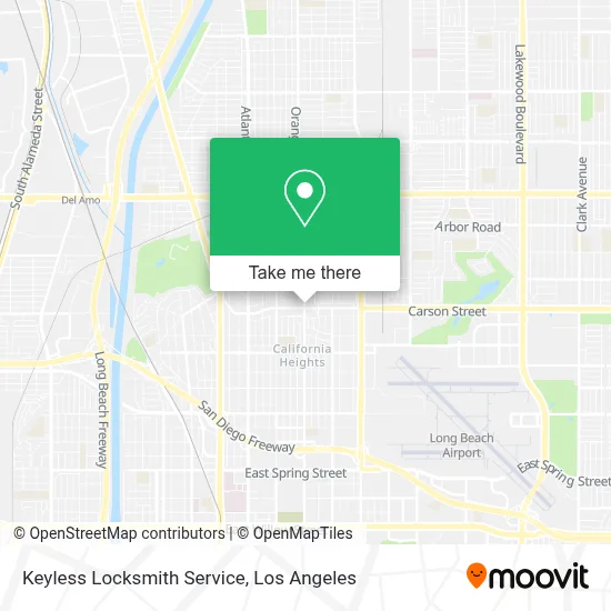 Keyless Locksmith Service map