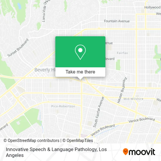 Innovative Speech & Language Pathology map