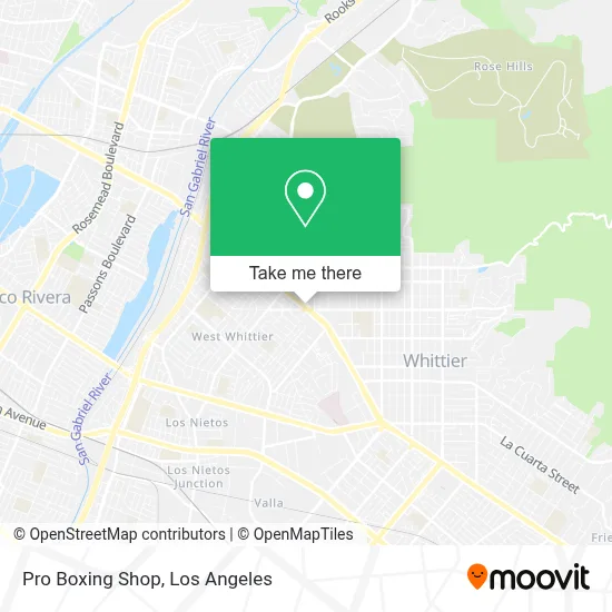 Pro Boxing Shop map