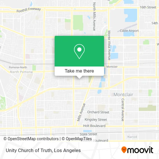 Unity Church of Truth map