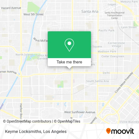 Keyme Locksmiths map