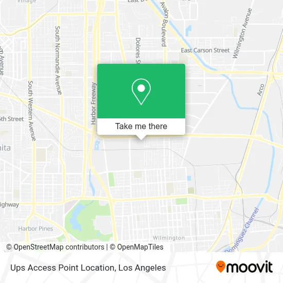 Ups Access Point Location map