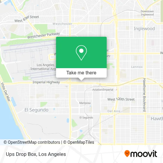 Ups Drop Box map