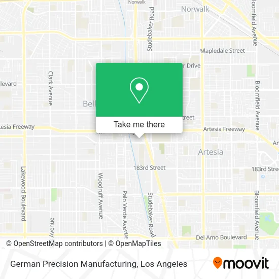 German Precision Manufacturing map