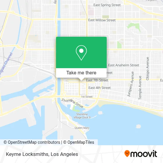 Keyme Locksmiths map