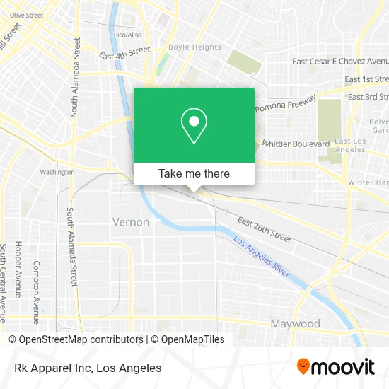 Rk Apparel Inc map