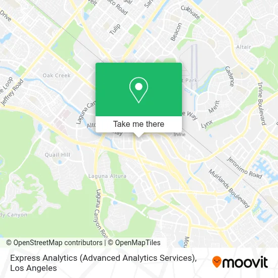 Express Analytics (Advanced Analytics Services) map