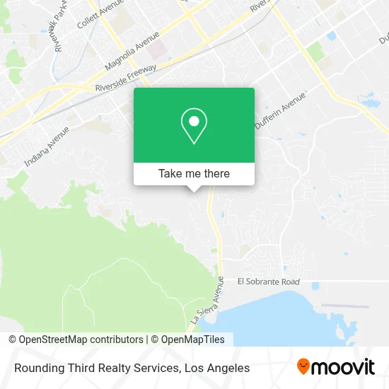 Rounding Third Realty Services map