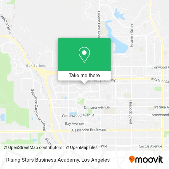 Rising Stars Business Academy map