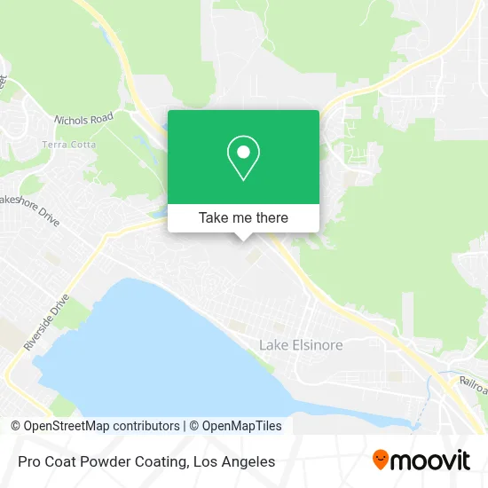 Pro Coat Powder Coating map