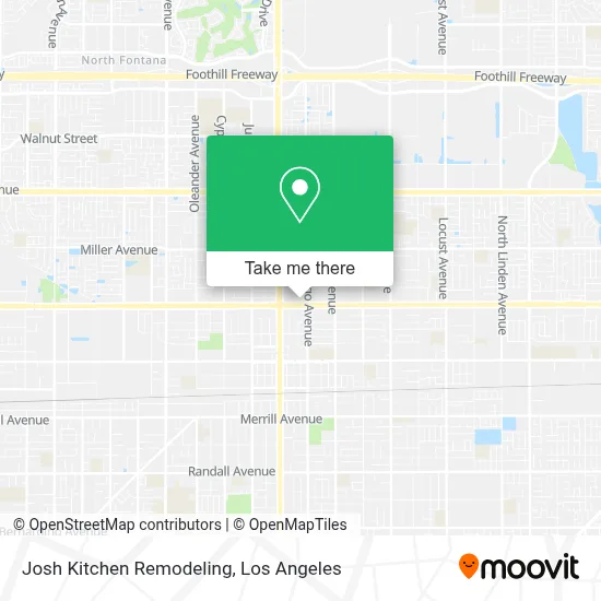 Josh Kitchen Remodeling map