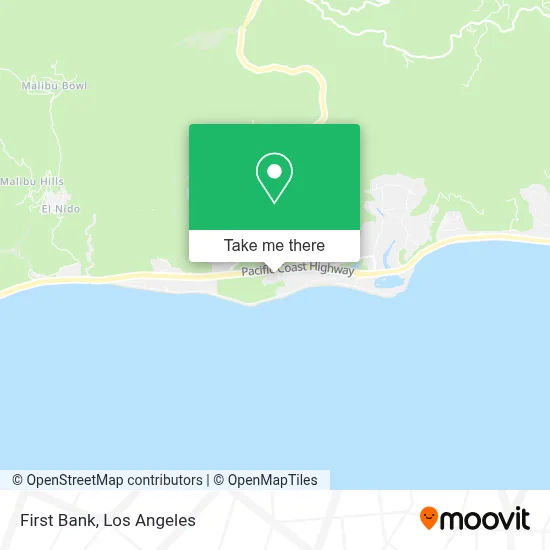 First Bank map