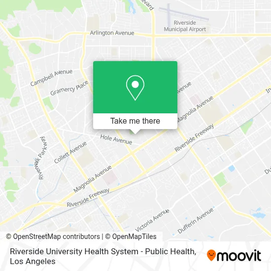 Riverside University Health System - Public Health map