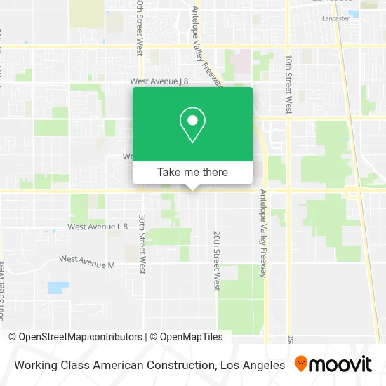 Working Class American Construction map