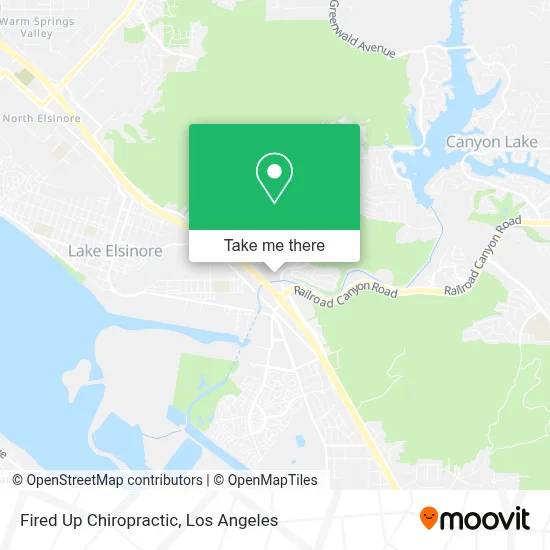 Fired Up Chiropractic map