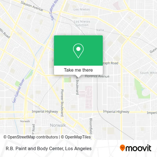 R.B. Paint and Body Center map