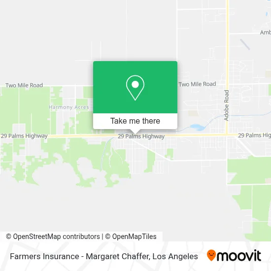 Farmers Insurance - Margaret Chaffer map