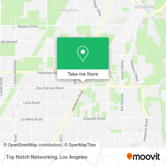 Top Notch Networking map