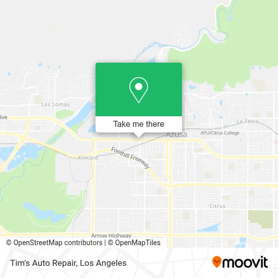 Tim's Auto Repair map