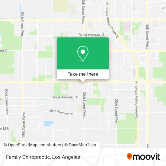 Family Chiropractic map