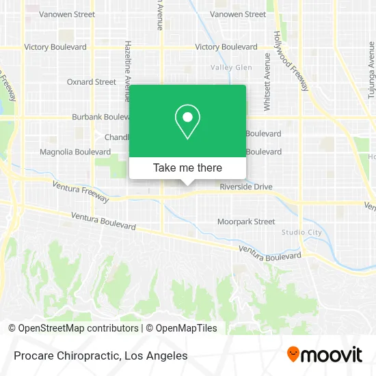 Procare Chiropractic map