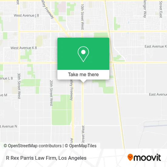 R Rex Parris Law Firm map