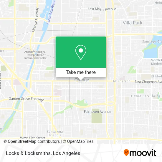Locks & Locksmiths map