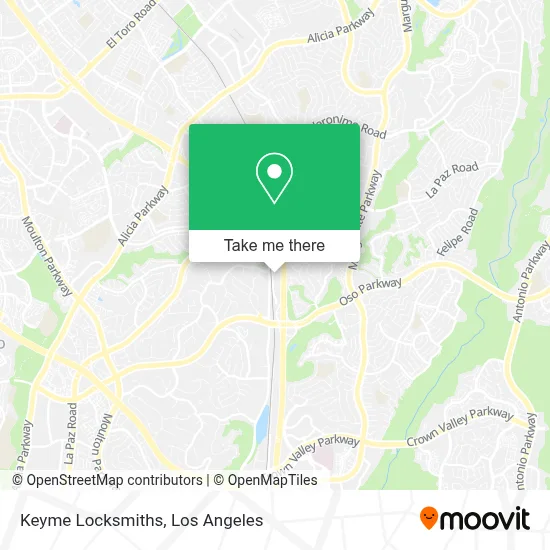 Keyme Locksmiths map