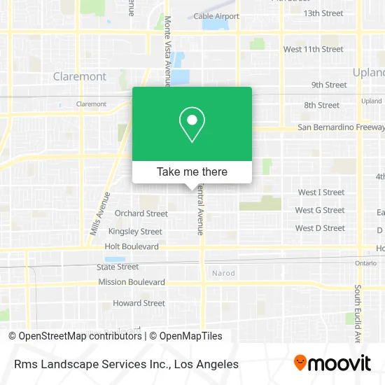Rms Landscape Services Inc. map