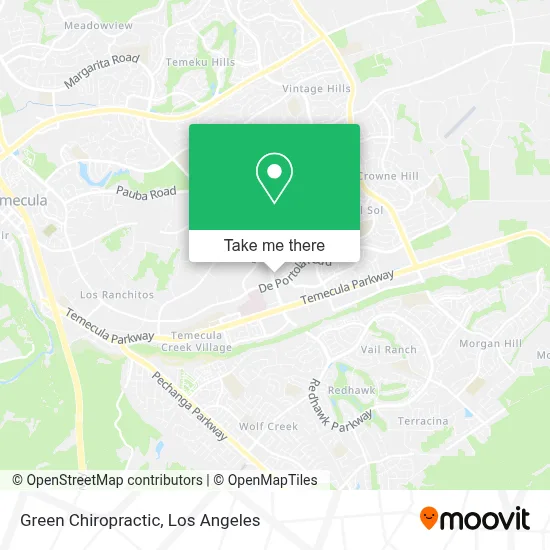 Green Chiropractic map