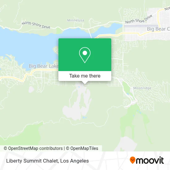 Liberty Summit Chalet map