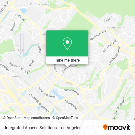 Integrated Access Solutions map