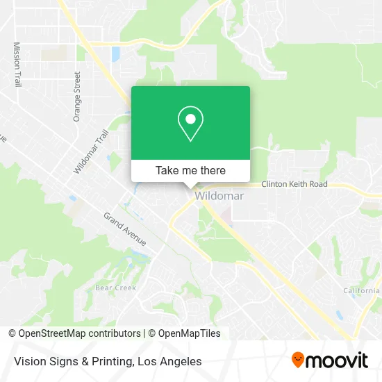 Vision Signs & Printing map