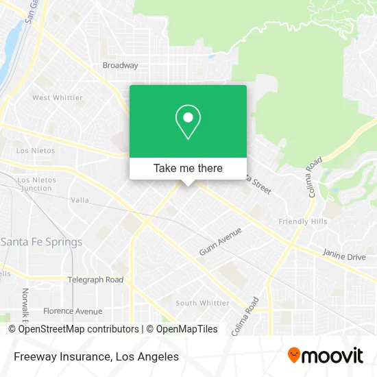 Freeway Insurance map