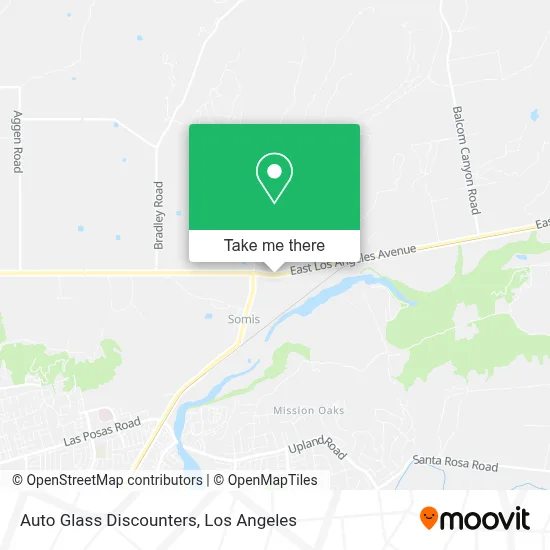 Auto Glass Discounters map