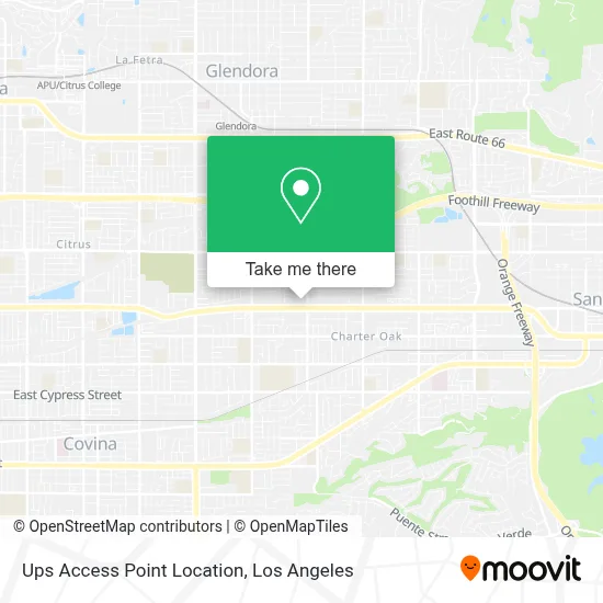 Ups Access Point Location map