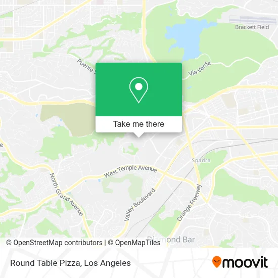 Round Table Pizza map