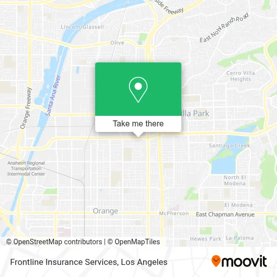 Frontline Insurance Services map