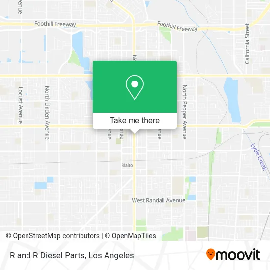 R and R Diesel Parts map