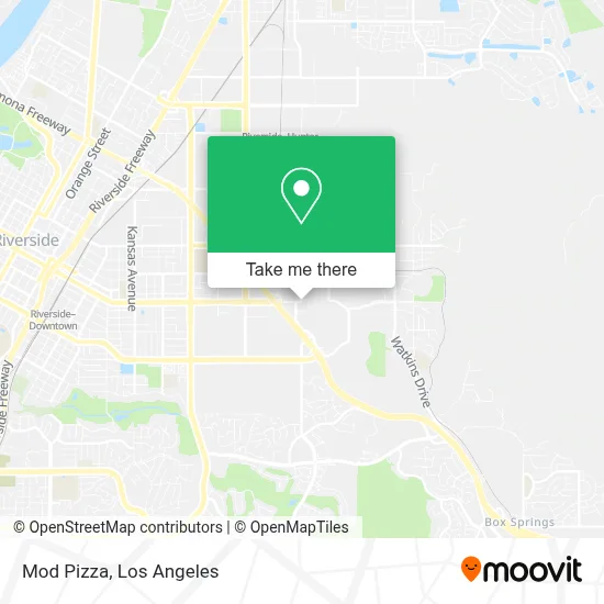 Mod Pizza map