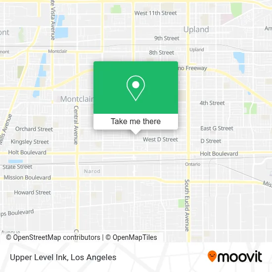 Upper Level Ink map