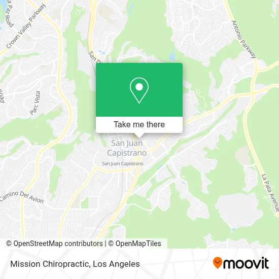 Mission Chiropractic map